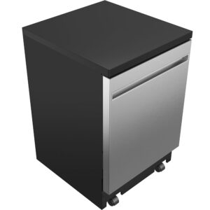 GE 24" Stainless Steel Interior Portable Dishwasher Stainless Steel